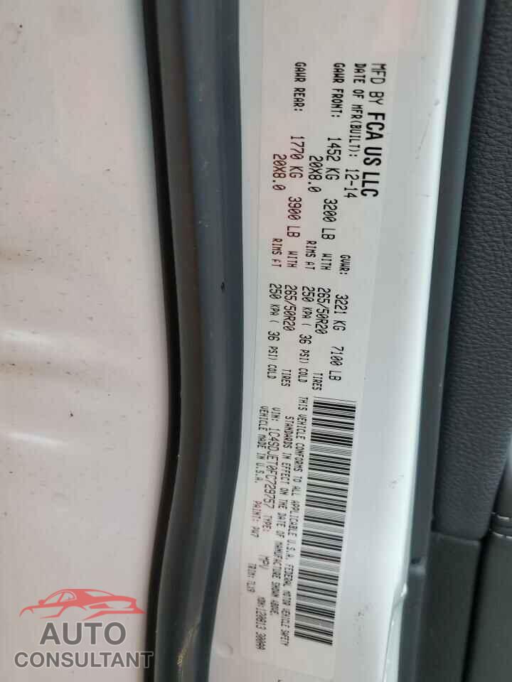DODGE DURANGO 2015 - 1C4SDJET0FC729757
