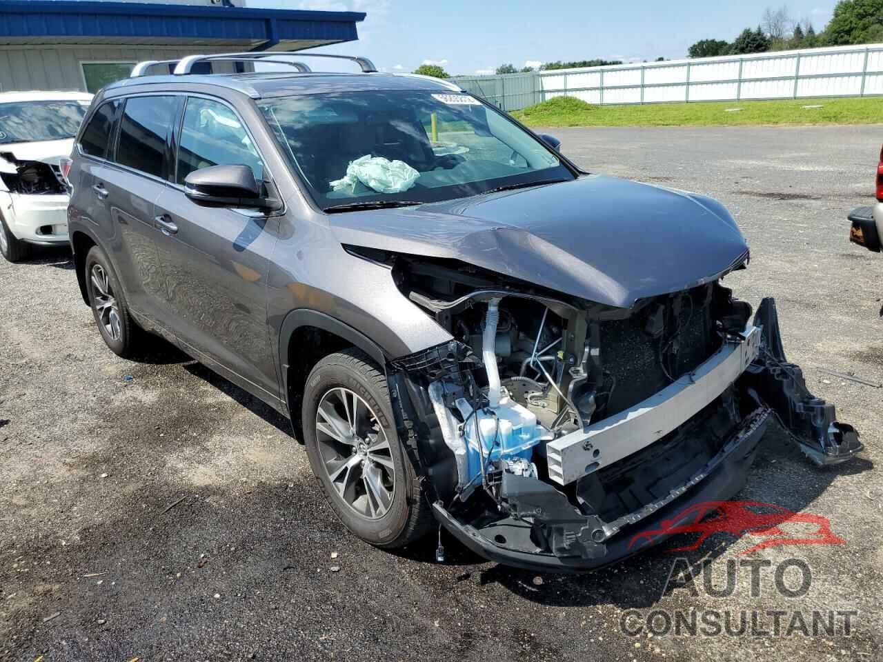 TOYOTA HIGHLANDER 2016 - 5TDJKRFH5GS276455