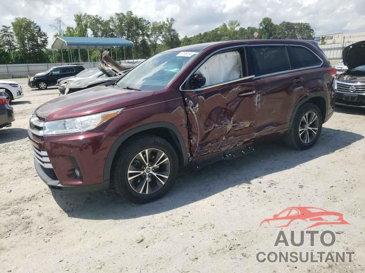 TOYOTA HIGHLANDER 2017 - 5TDZZRFH1HS231352