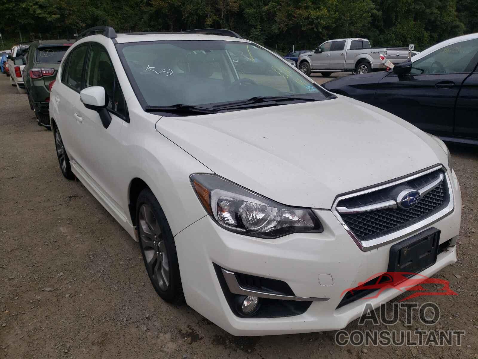 SUBARU IMPREZA 2016 - JF1GPAU63GH208213