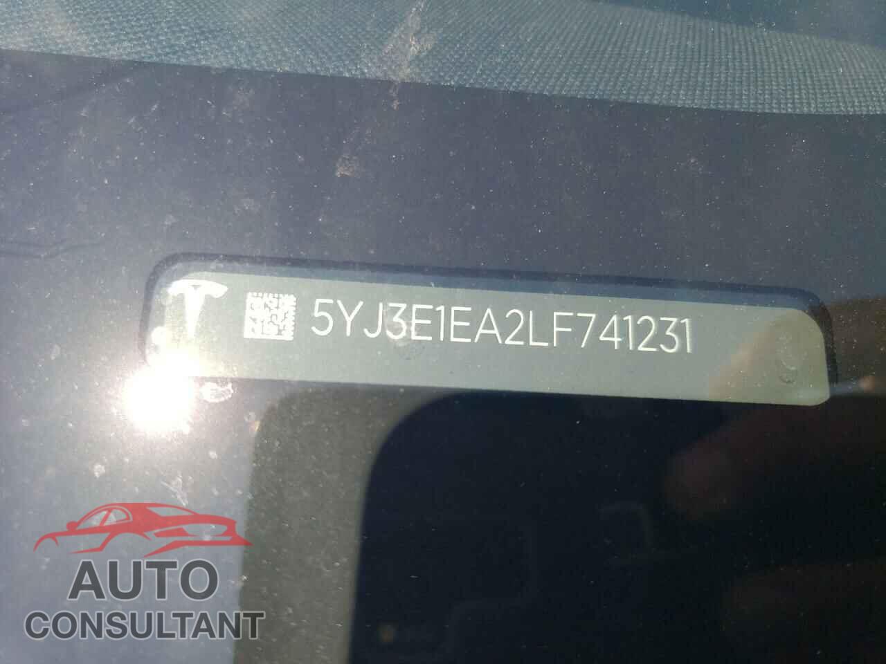 TESLA MODEL 3 2020 - 5YJ3E1EA2LF741231