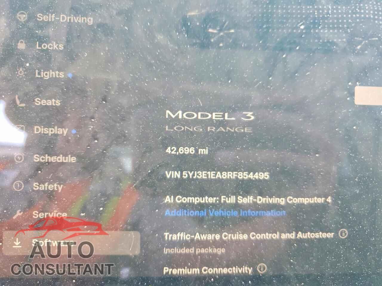 TESLA MODEL 3 2024 - 5YJ3E1EA8RF854495