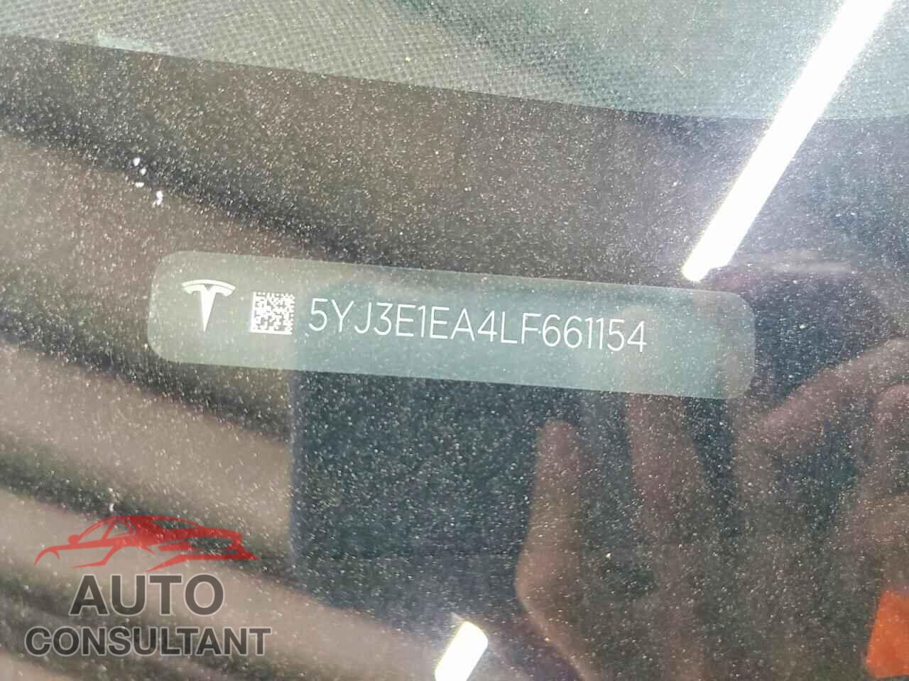 TESLA MODEL 3 2020 - 5YJ3E1EA4LF661154