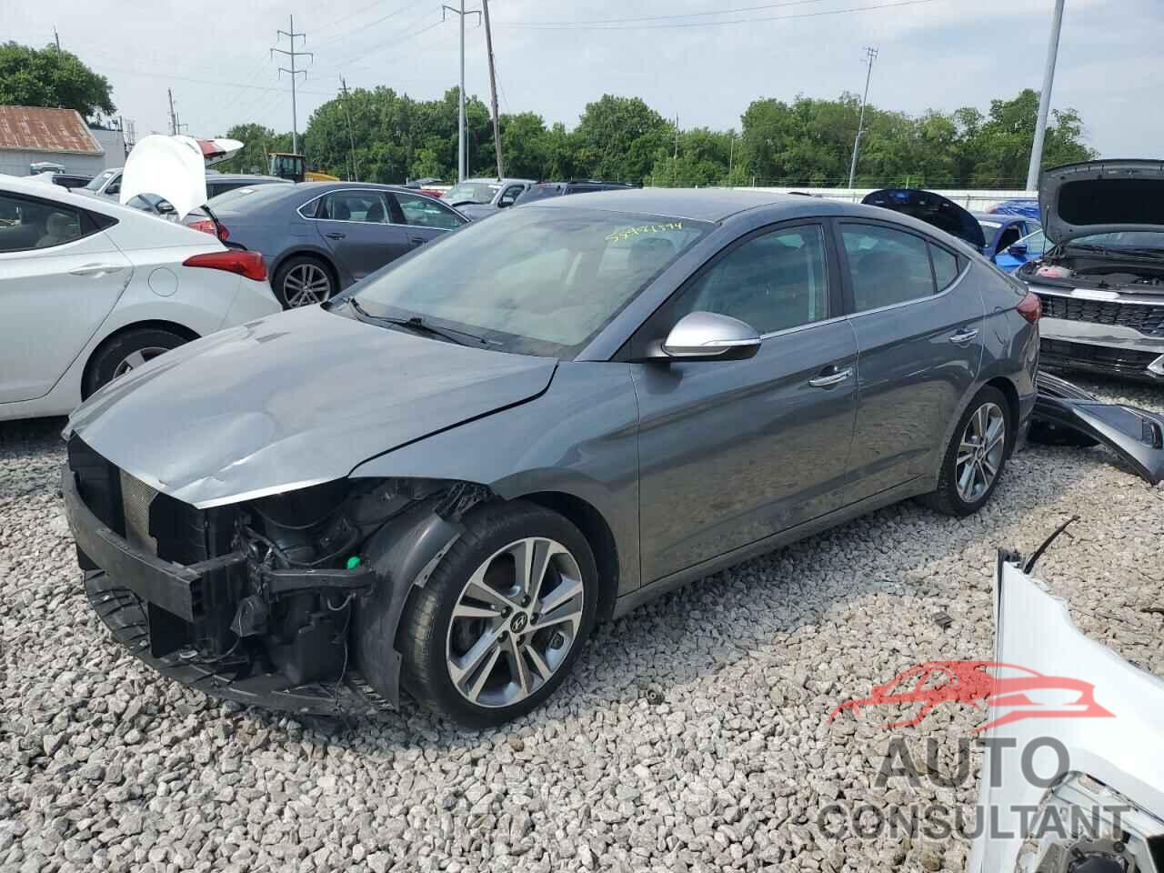 HYUNDAI ELANTRA 2017 - KMHD84LF9HU267283