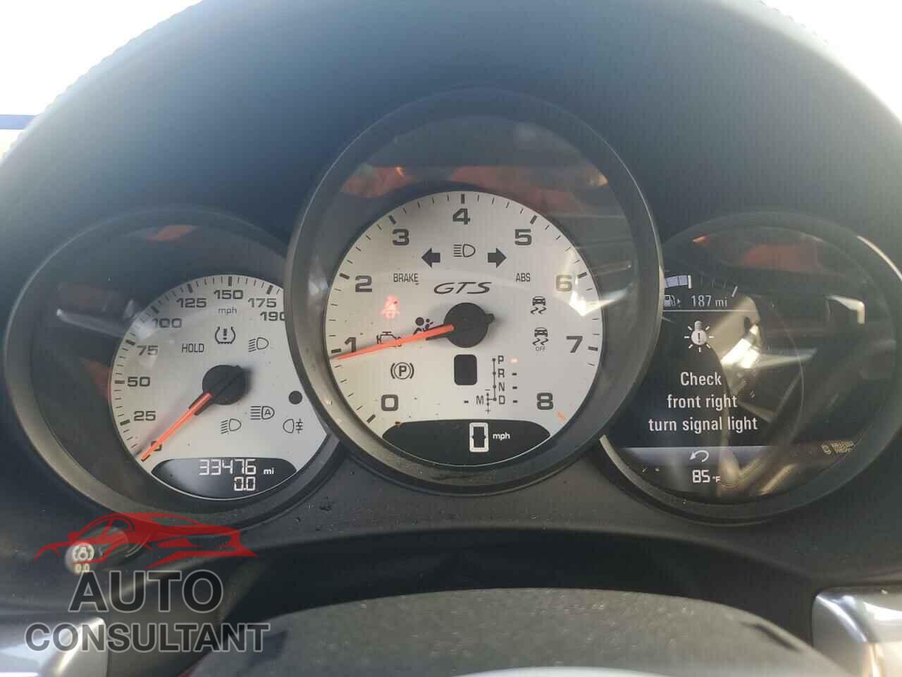 PORSCHE BOXSTER 2019 - WP0CB2A81KS228703