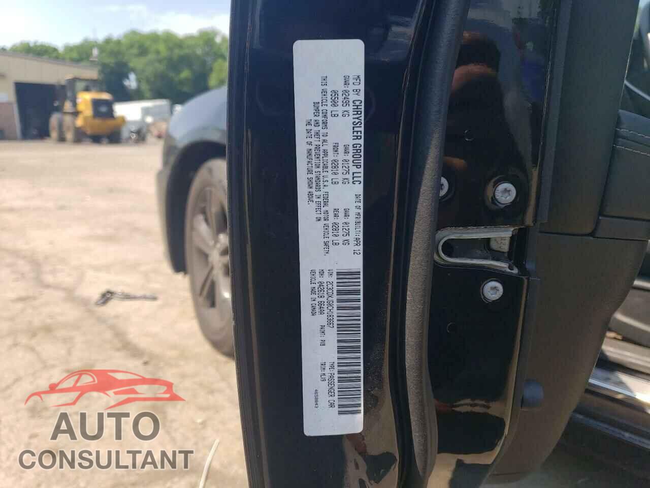 DODGE CHARGER 2012 - 2C3CDXJG0CH183667