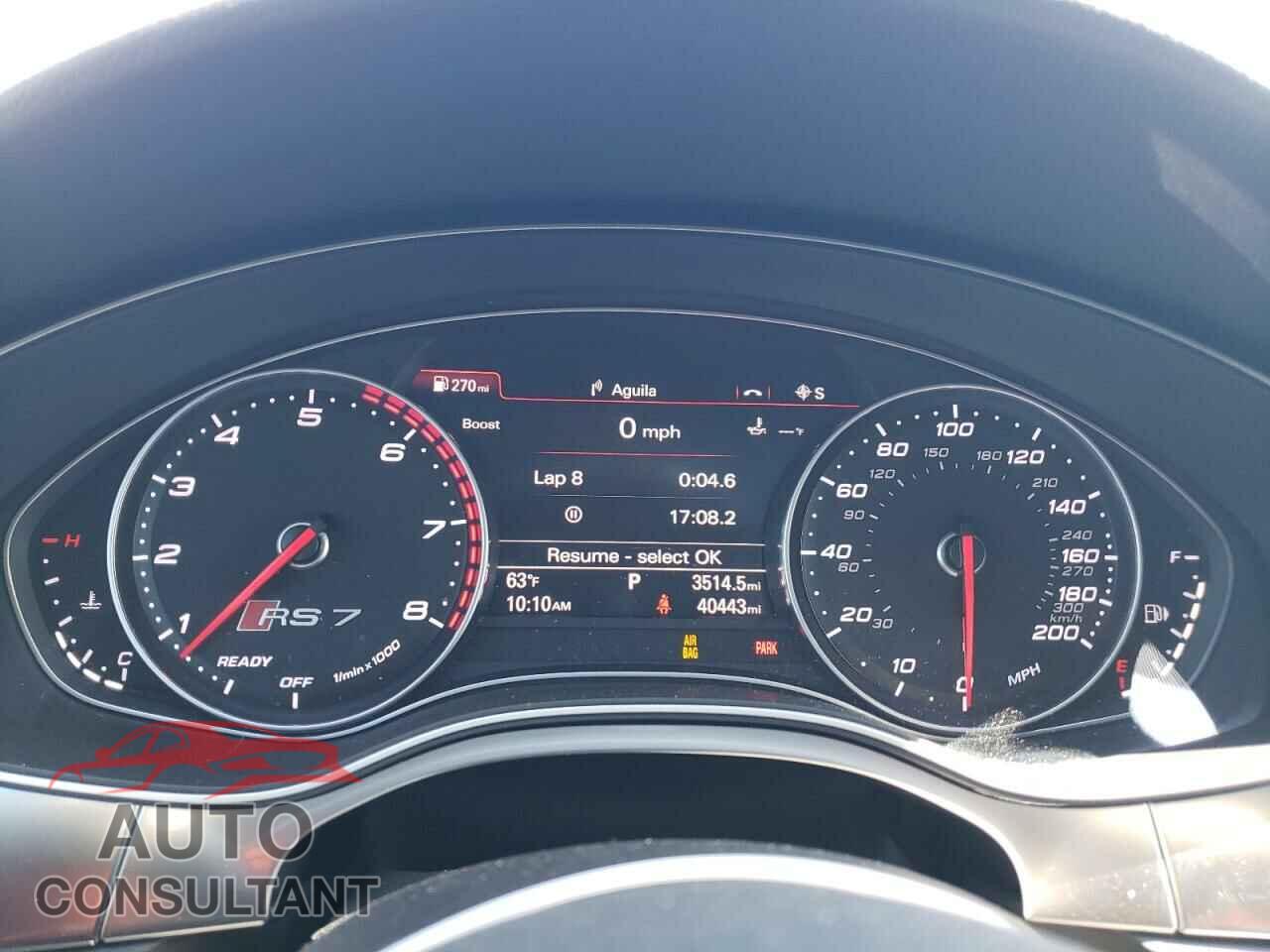 AUDI S7/RS7 2017 - WUAWRAFC0HN901426