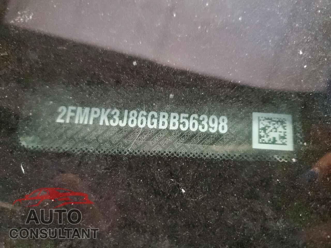FORD EDGE 2016 - 2FMPK3J86GBB56398