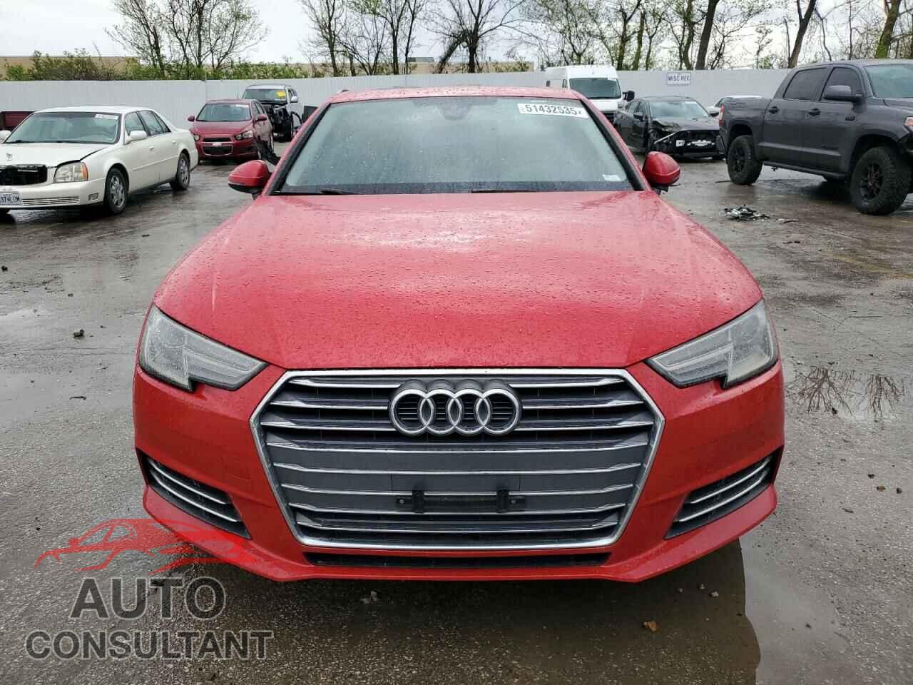AUDI A4 2017 - WAUGMAF48HN070800