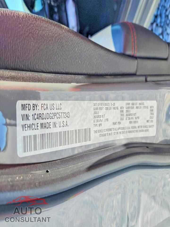 DODGE DURANGO 2023 - 1C4RDJDG2PC577243