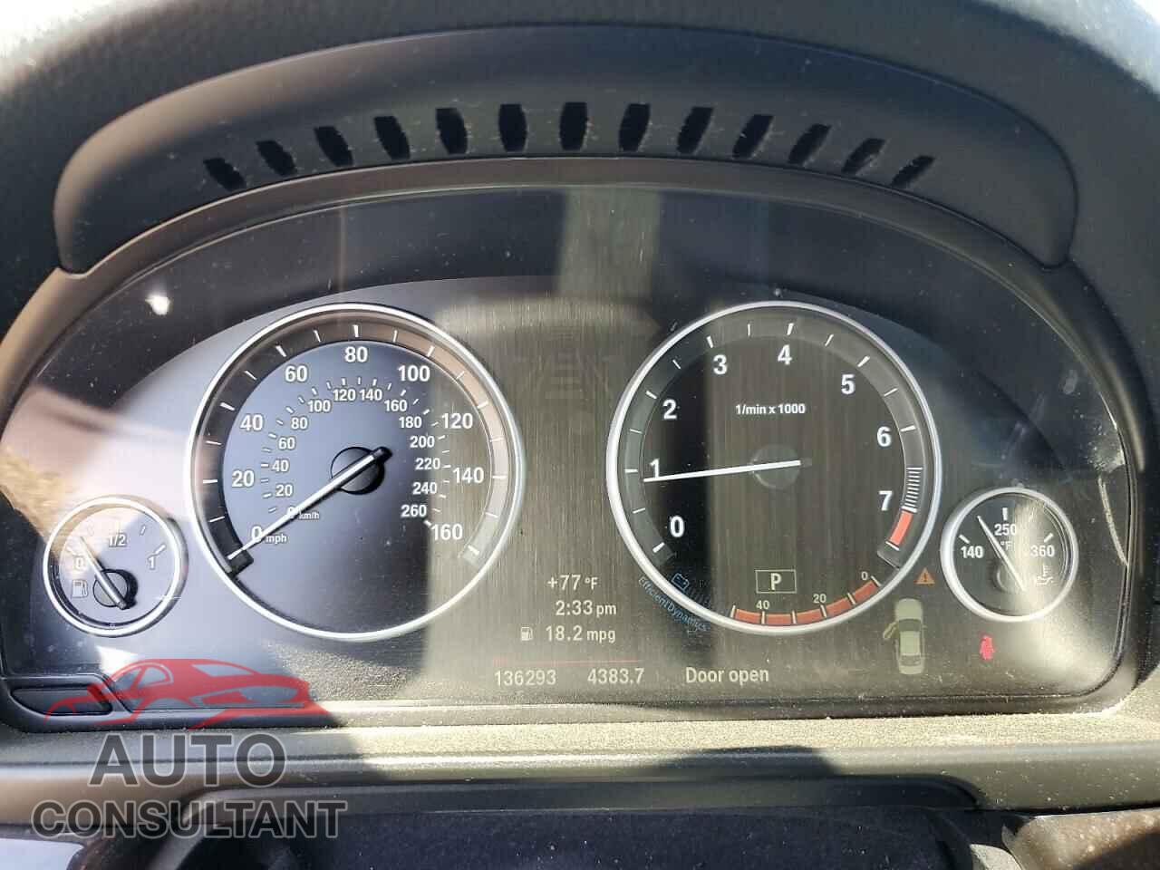 BMW 5 SERIES 2012 - WBAXG5C59CDX04125