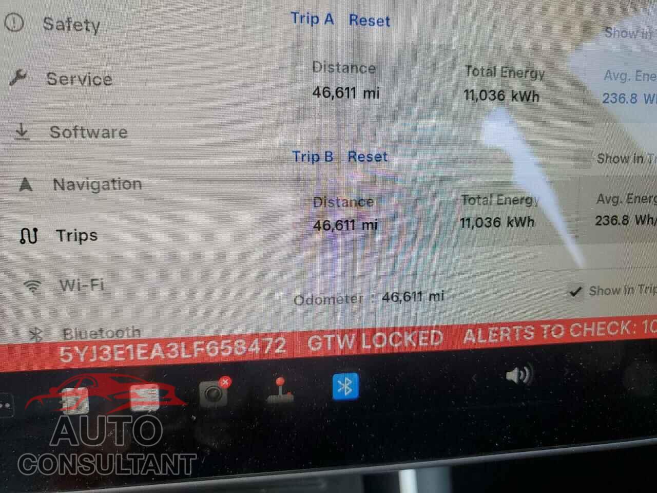 TESLA MODEL 3 2020 - 5YJ3E1EA3LF658472
