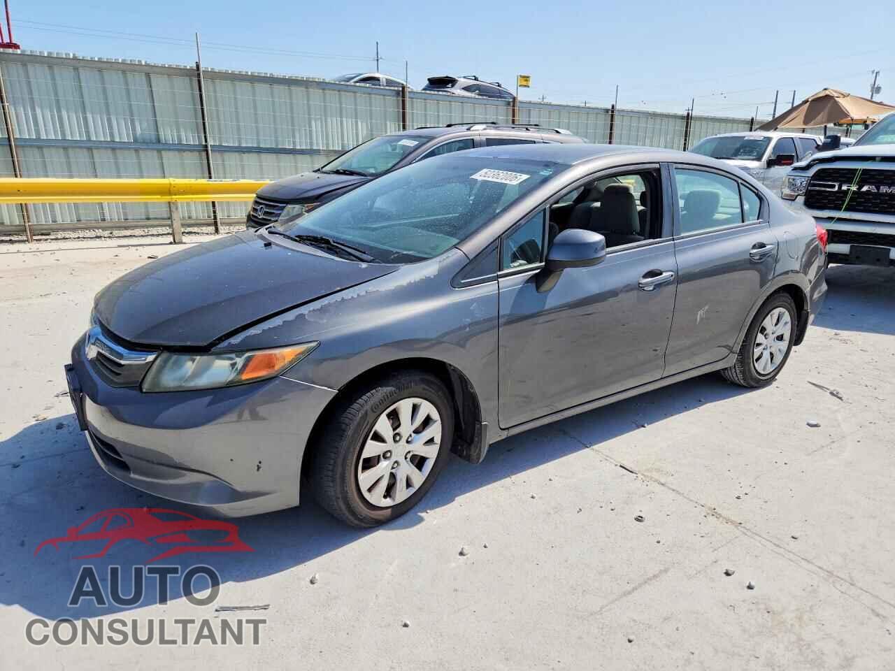 HONDA CIVIC 2012 - 2HGFB2F54CH595584