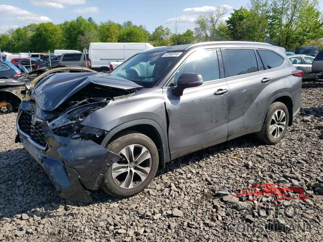 TOYOTA HIGHLANDER 2021 - 5TDGZRBH4MS543107