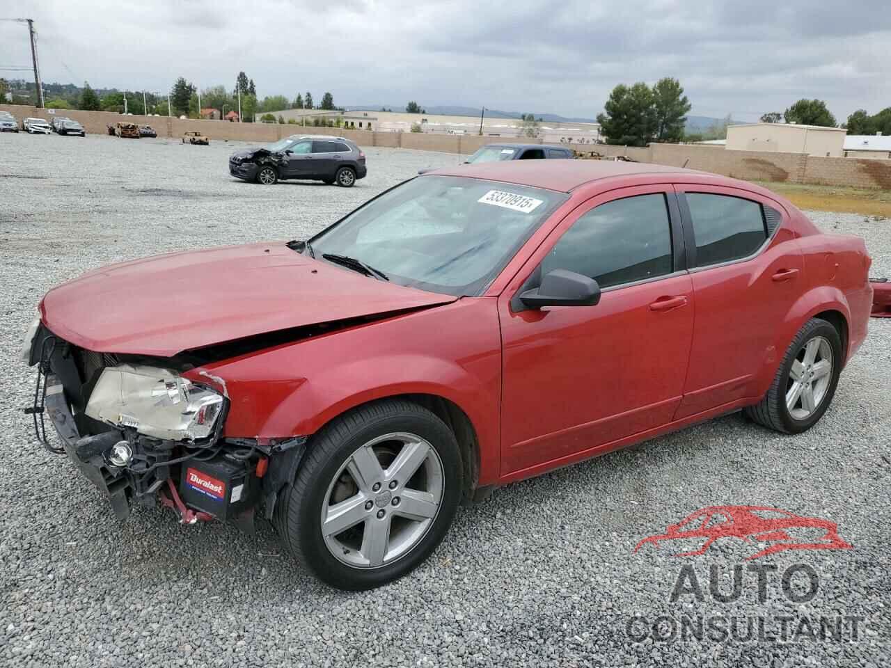 DODGE AVENGER 2013 - 1C3CDZAB8DN741547