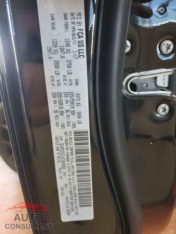 DODGE JOURNEY 2017 - 3C4PDCEG1HT602852