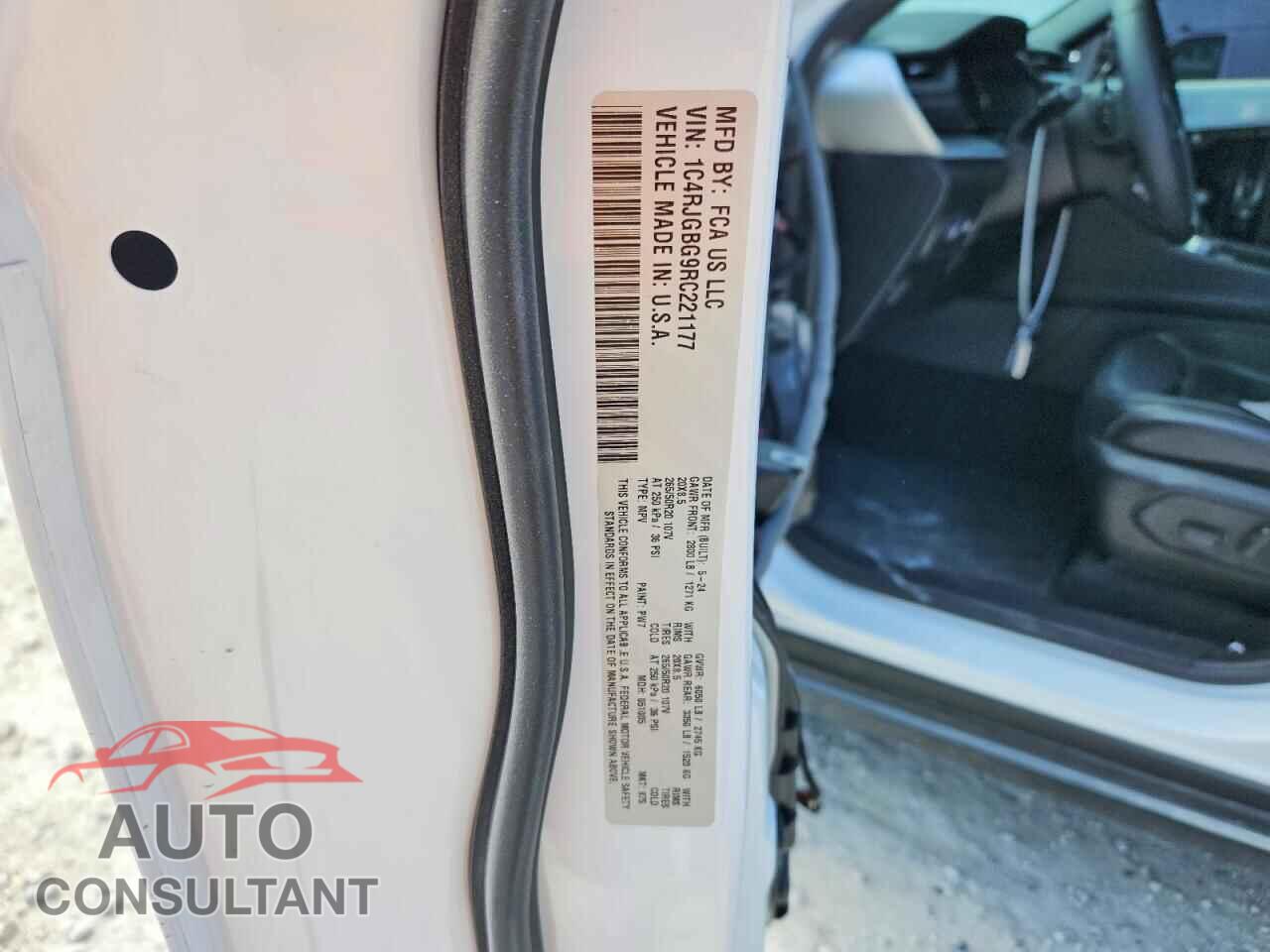 JEEP CHEROKEE 2024 - 1C4RJGBG9RC221177