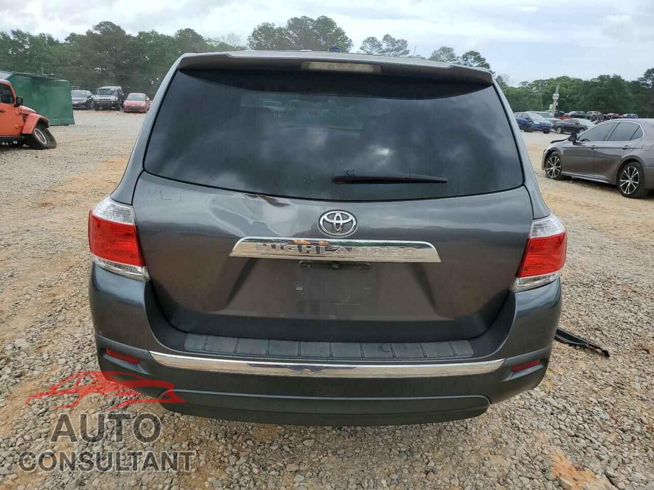 TOYOTA HIGHLANDER 2012 - 5TDZK3EH5CS089180