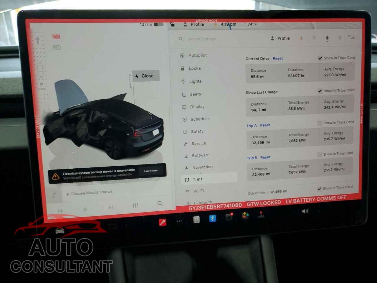 TESLA MODEL 3 2024 - 5YJ3E1EB5RF741080