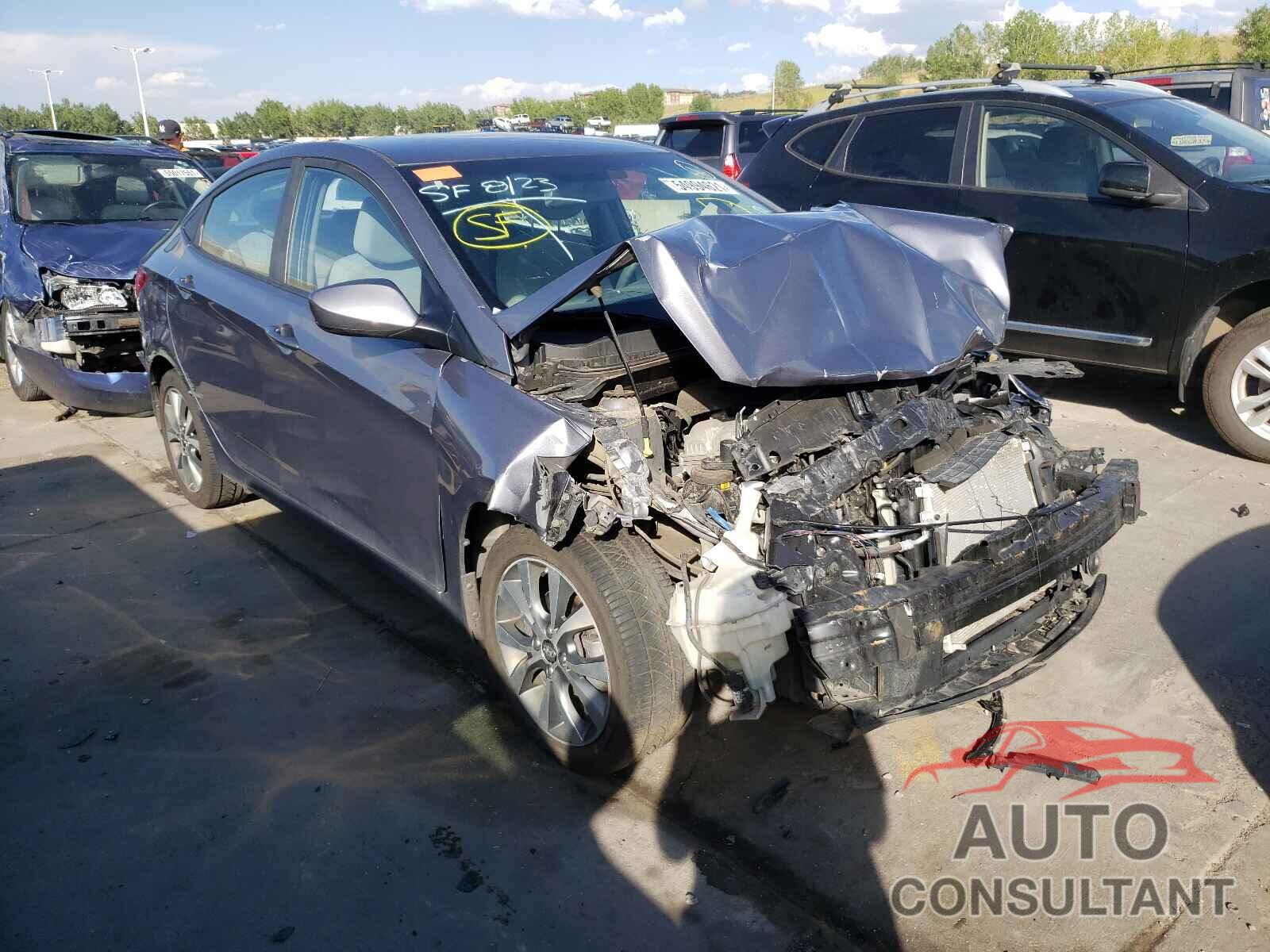 HYUNDAI ACCENT 2017 - KMHCT4AE5HU283288