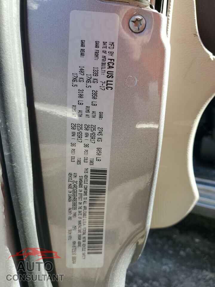 DODGE CARAVAN 2017 - 2C4RDGBG6HR838839