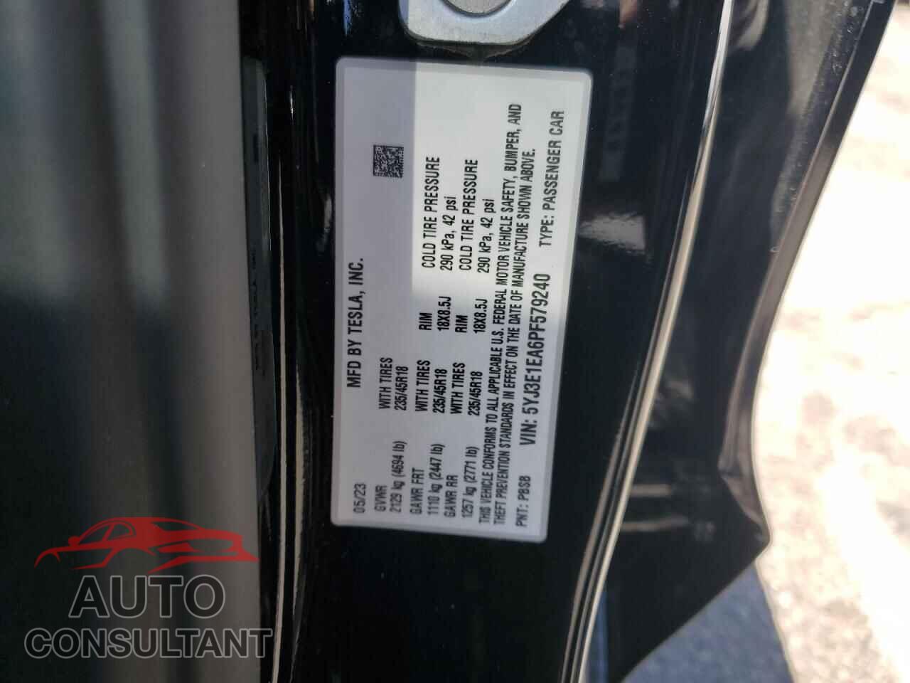 TESLA MODEL 3 2023 - 5YJ3E1EA6PF579240