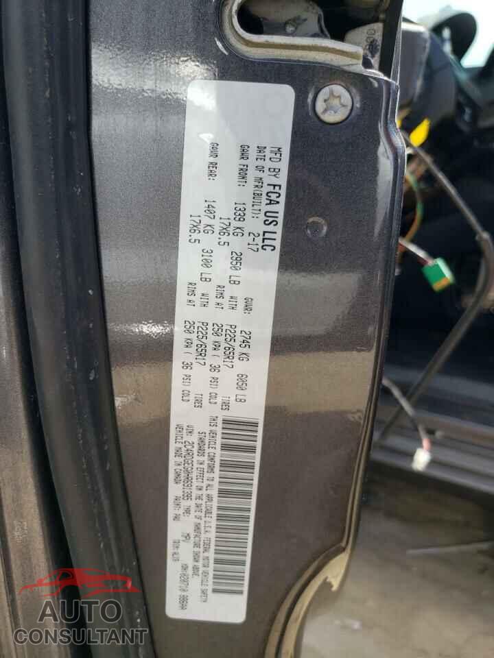DODGE CARAVAN 2017 - 2C4RDGEG0HR691395