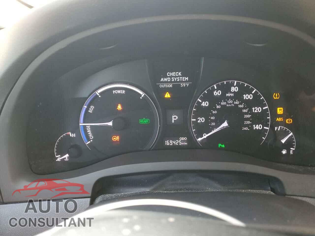 LEXUS RX450 2013 - JTJBC1BA2D2439770