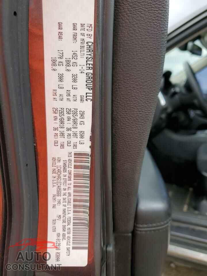 DODGE DURANGO 2014 - 1C4RDHAG1EC405666