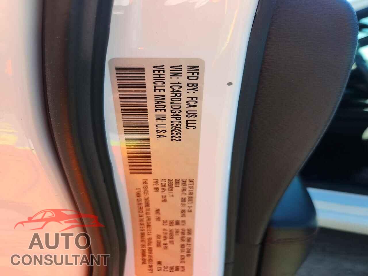 DODGE DURANGO 2023 - 1C4RDJDG4PC592522