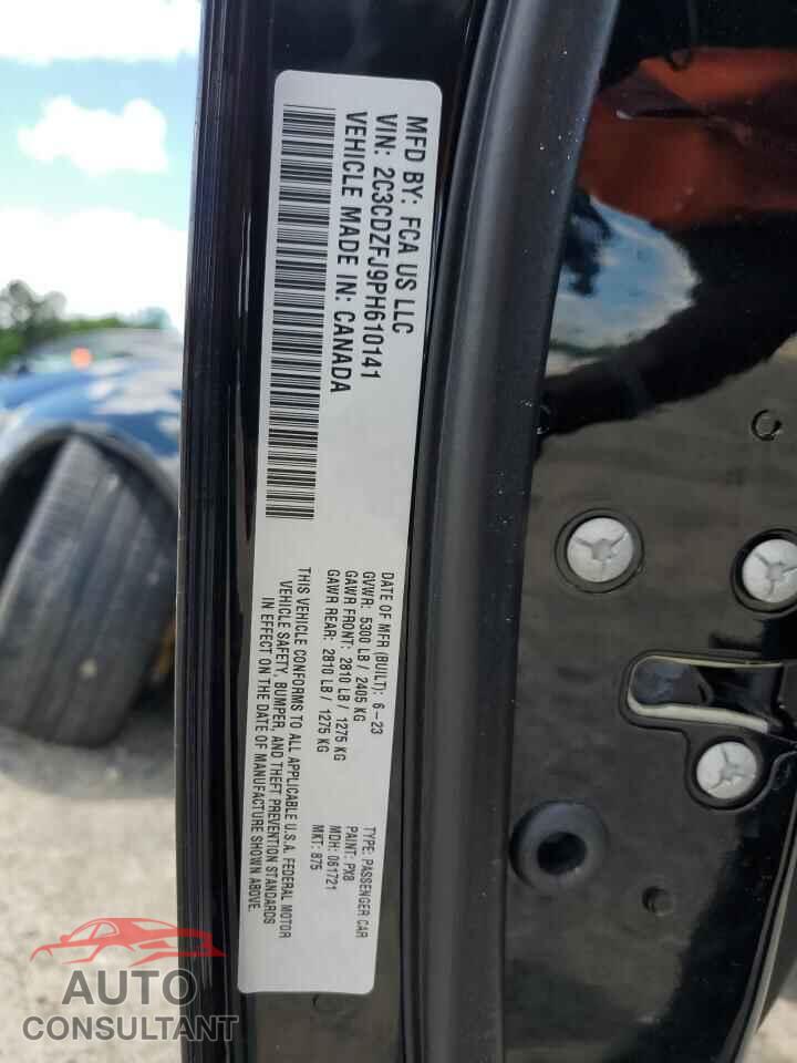 DODGE CHALLENGER 2023 - 2C3CDZFJ9PH610141