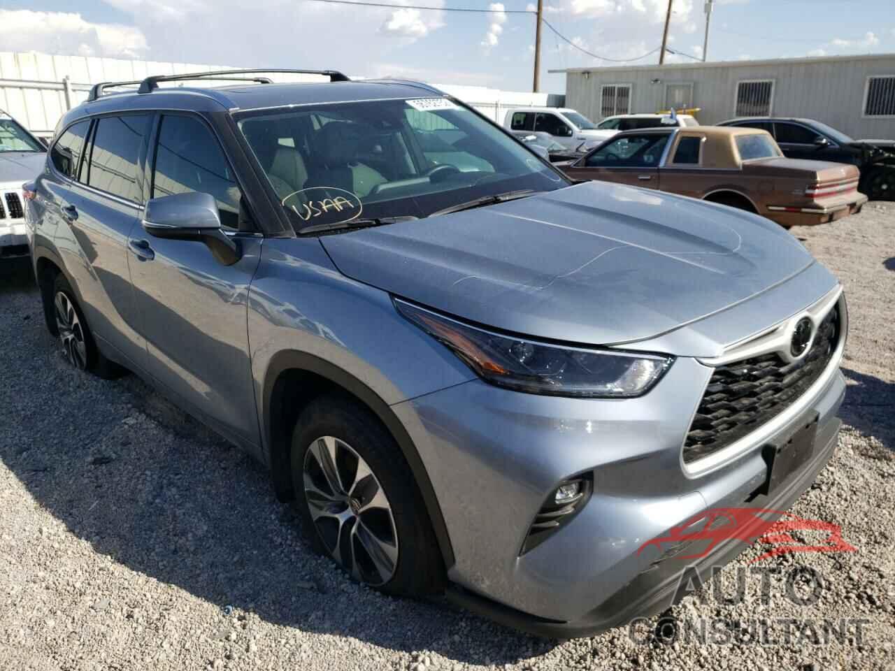 TOYOTA HIGHLANDER 2021 - 5TDHZRAHXMS051655