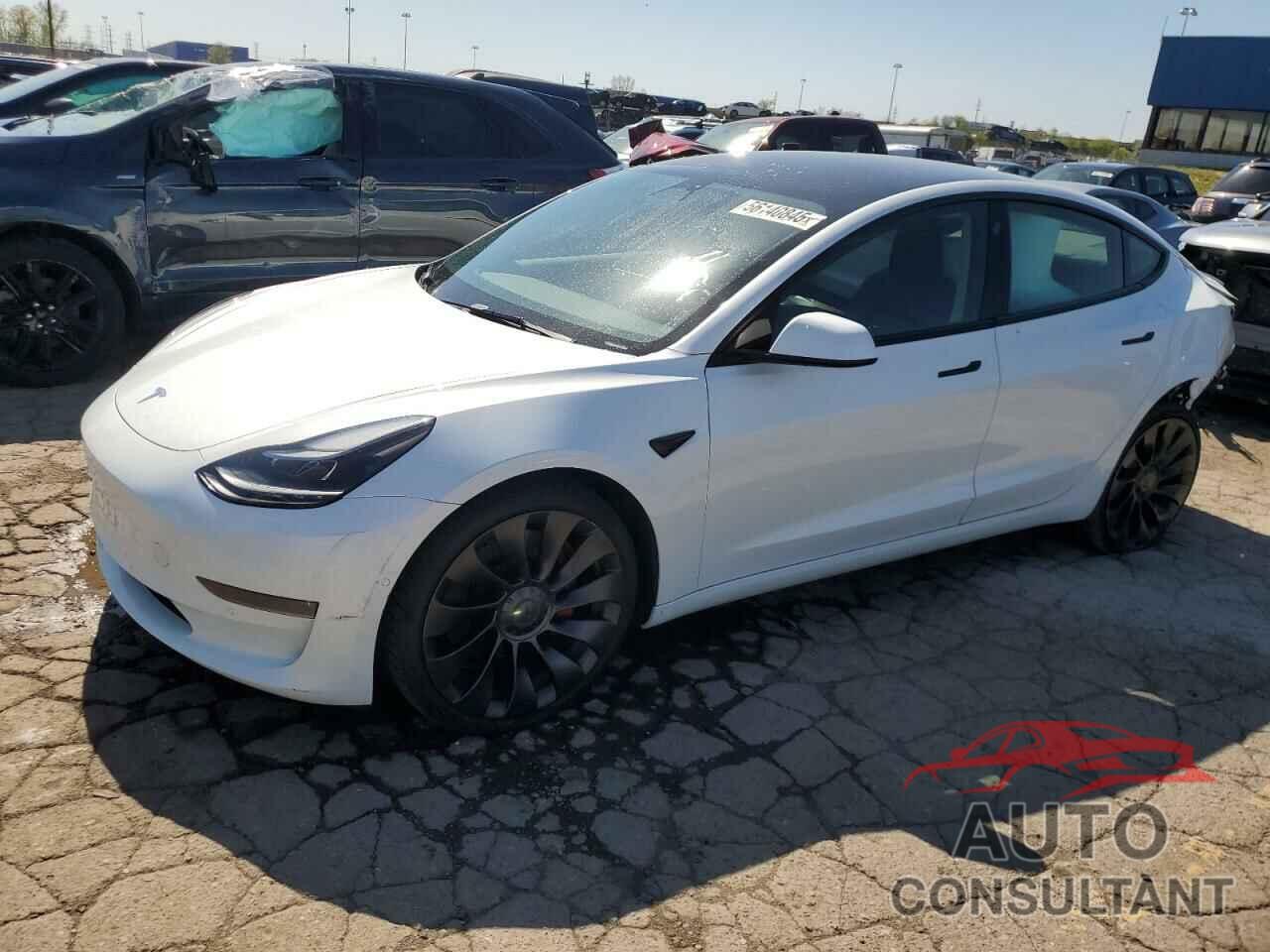 TESLA MODEL 3 2022 - 5YJ3E1ECXNF227244