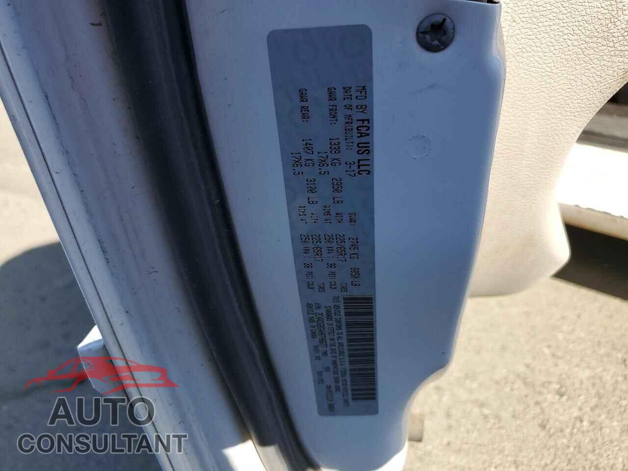 DODGE CARAVAN 2017 - 2C4RDGBG4HR706677