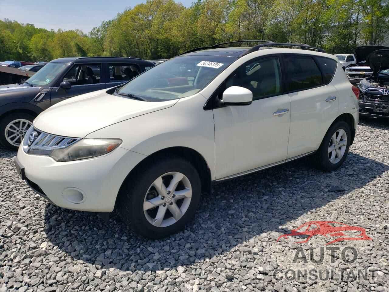 NISSAN MURANO 2010 - JN8AZ1MW5AW106722