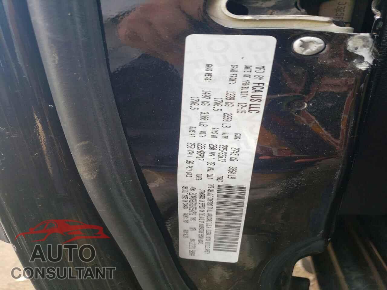 DODGE CARAVAN 2016 - 2C4RDGEG1GR224212