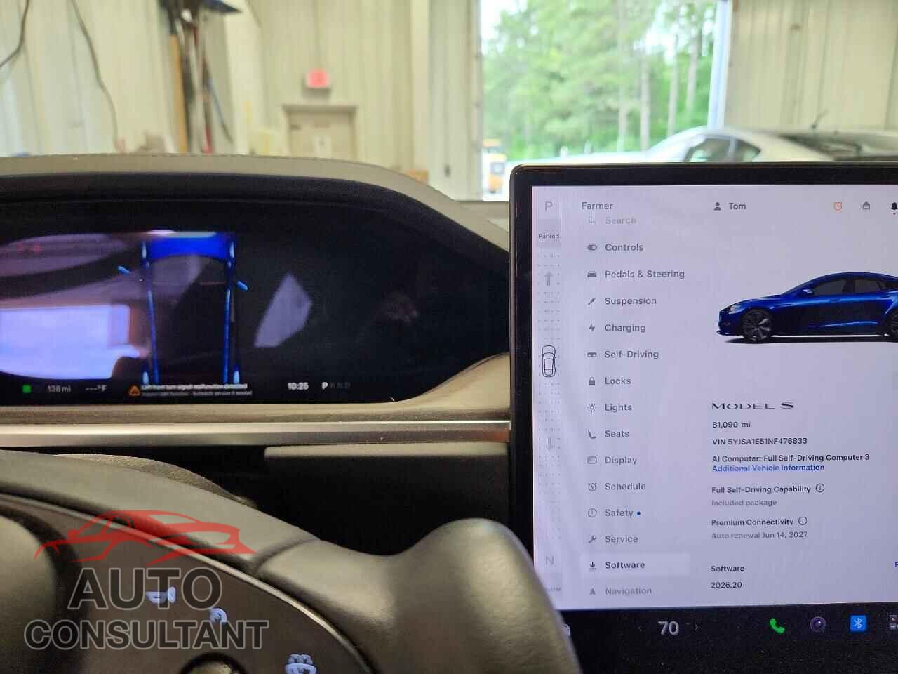 TESLA MODEL S 2022 - 5YJSA1E51NF476833