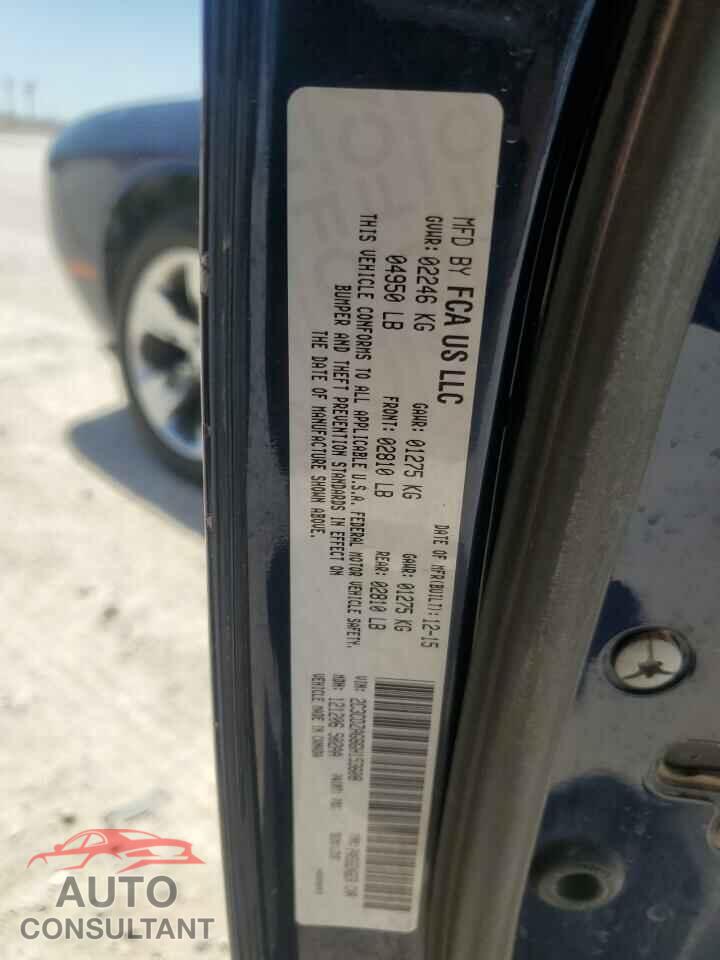 DODGE CHALLENGER 2016 - 2C3CDZAG8GH153608