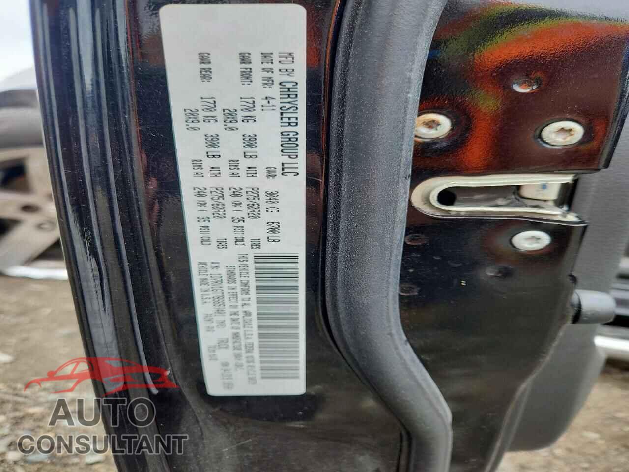 DODGE RAM 1500 2011 - 1D7RV1GT7BS659401