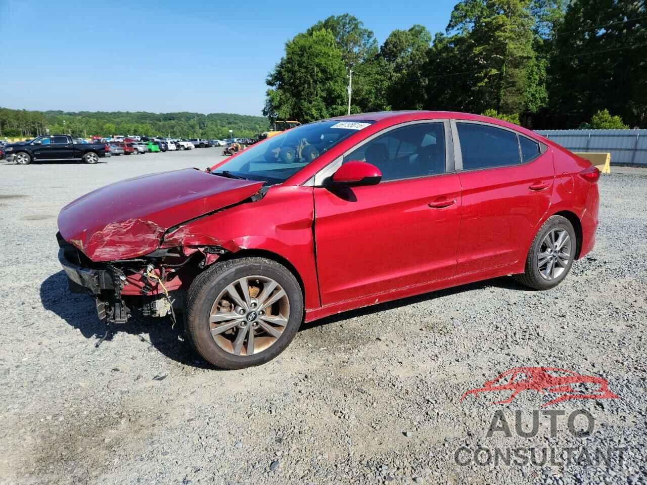 HYUNDAI ELANTRA 2017 - KMHD84LF9HU300959