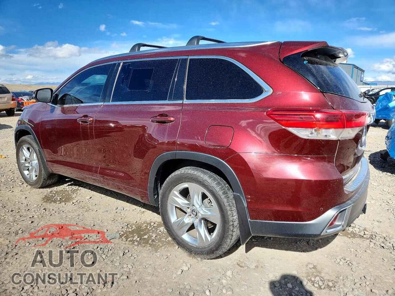 TOYOTA HIGHLANDER 2017 - 5TDDZRFH6HS358446