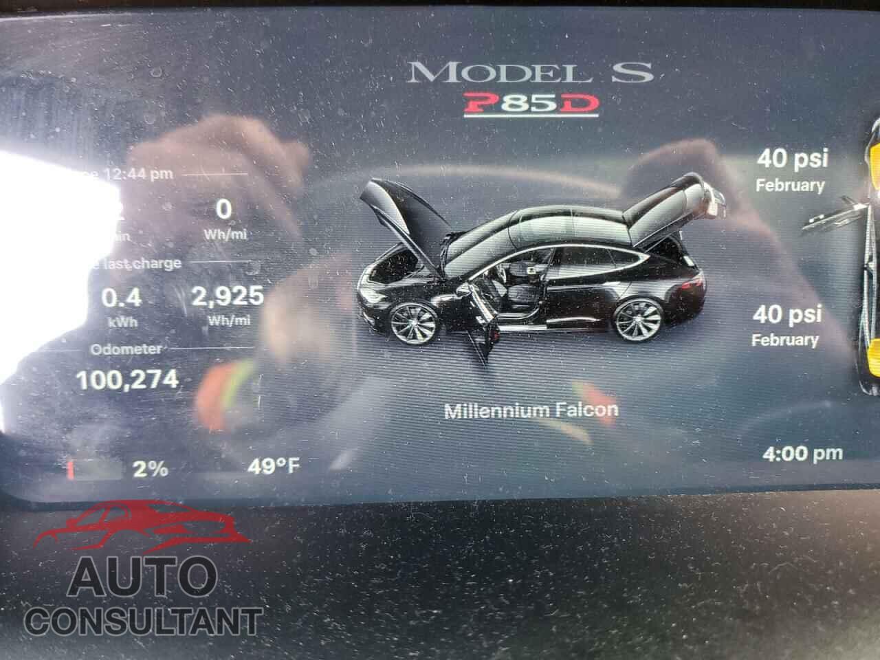 TESLA MODEL S 2014 - 5YJSA1H28EFP63765