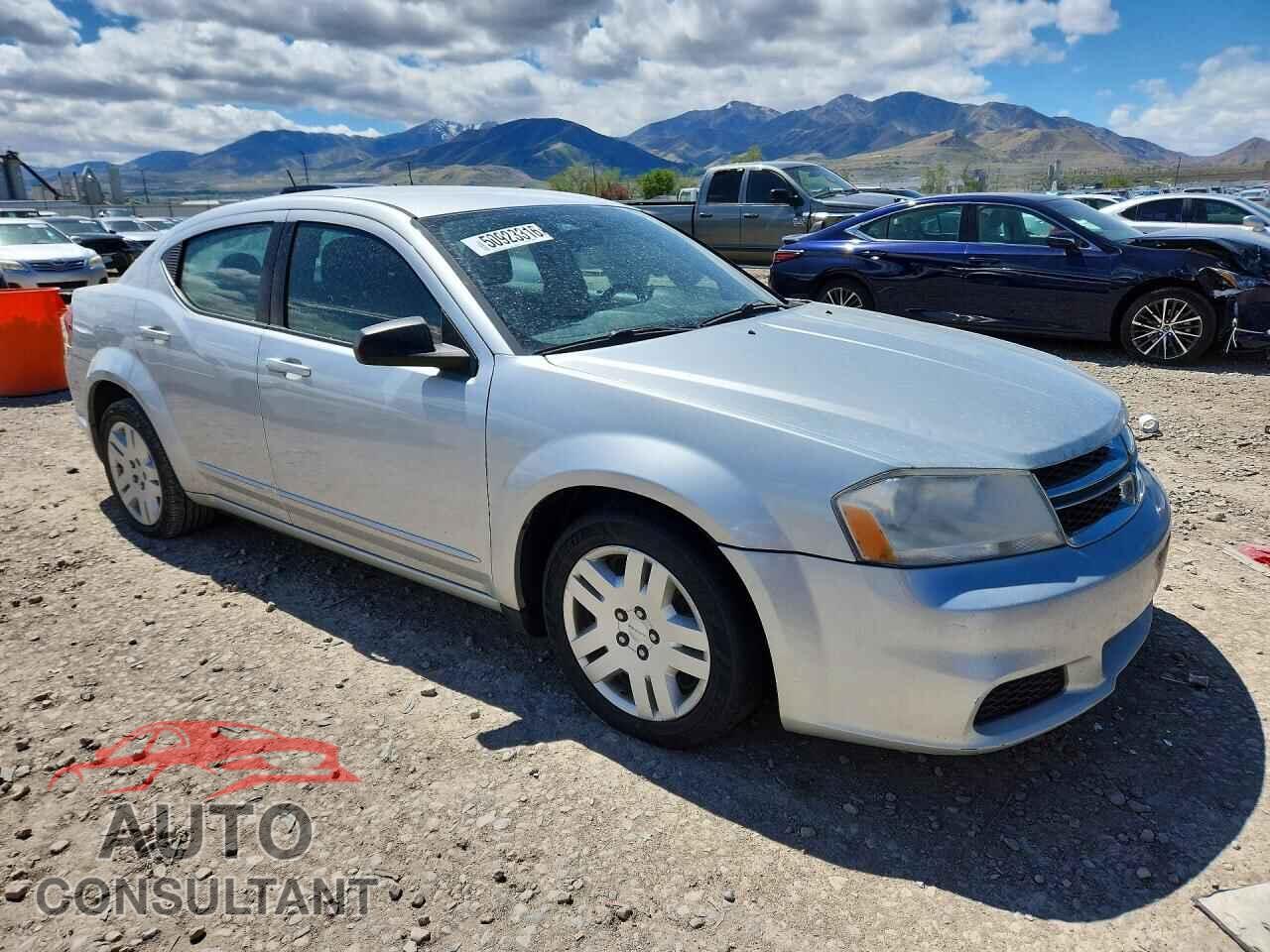 DODGE AVENGER 2012 - 1C3CDZAB0CN328147
