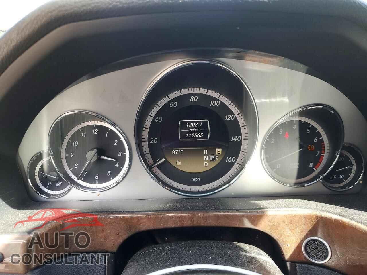 MERCEDES-BENZ E-CLASS 2012 - WDDHF8JBXCA643573