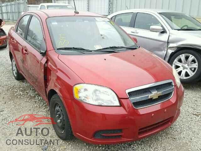 CHEVROLET AVEO 2009 - KL1TD56E19B642382