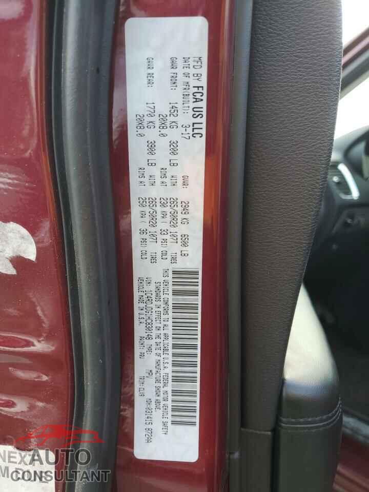DODGE DURANGO 2017 - 1C4RDJDG1HC830148