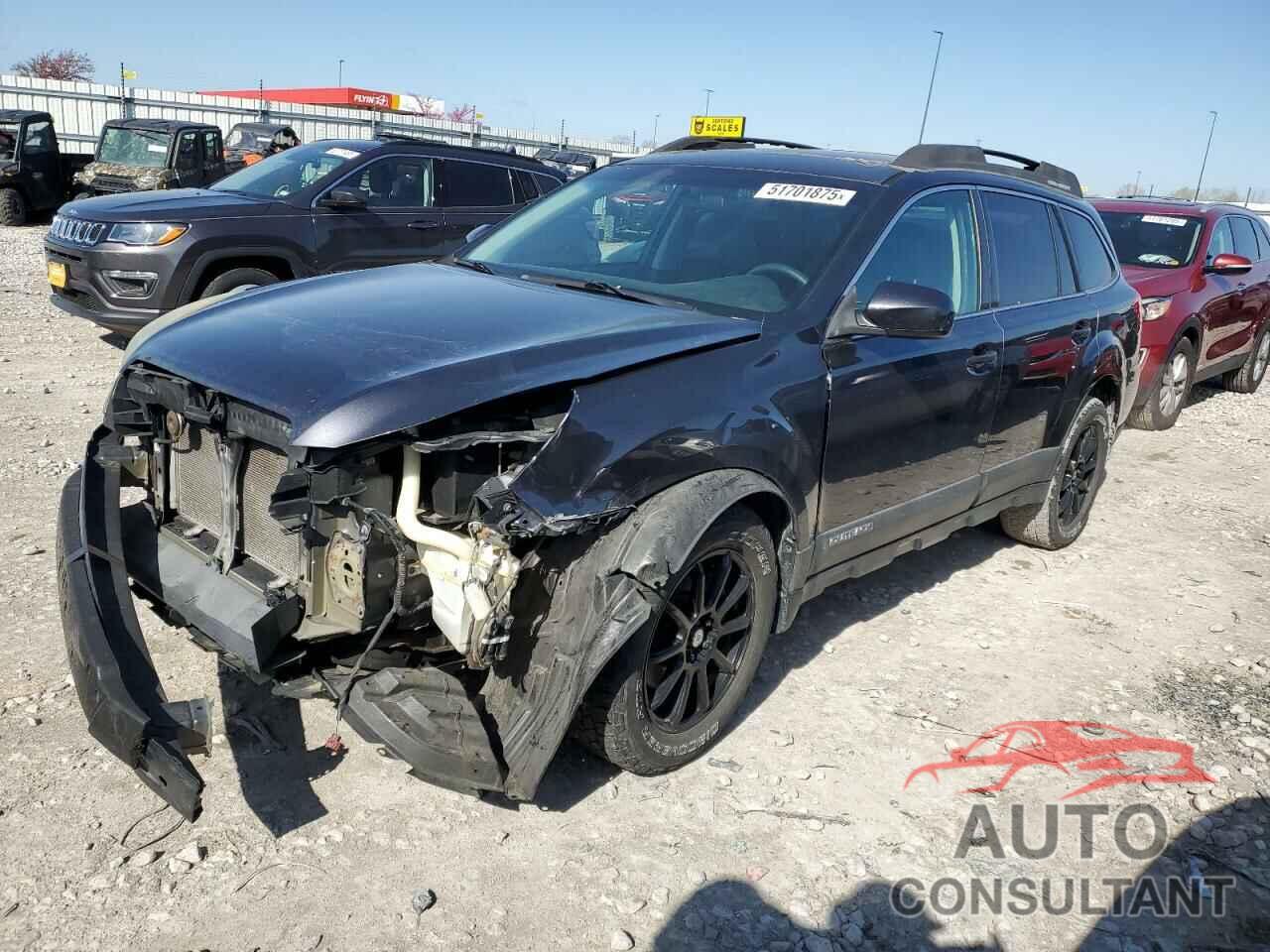 SUBARU OUTBACK 2011 - 4S4BRELC8B2335043