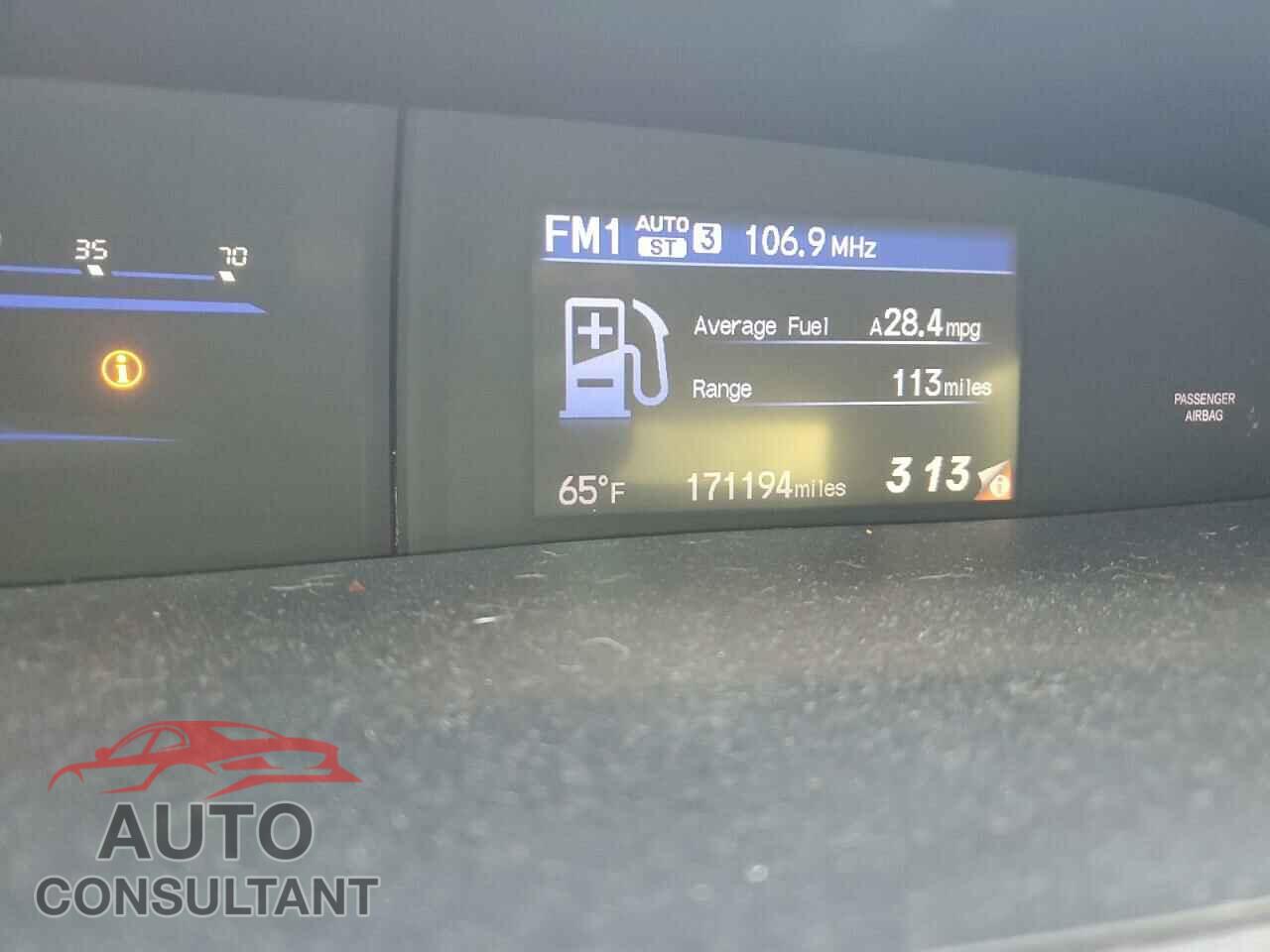 HONDA CIVIC 2012 - 19XFB2F89CE372607