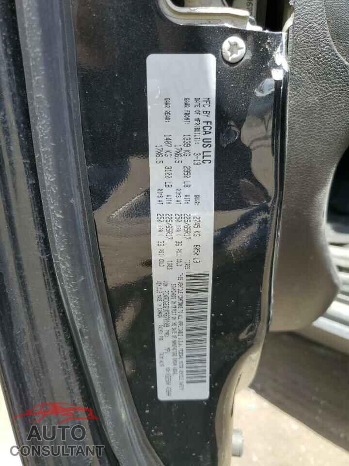 DODGE CARAVAN 2019 - 2C4RDGEG1KR670109