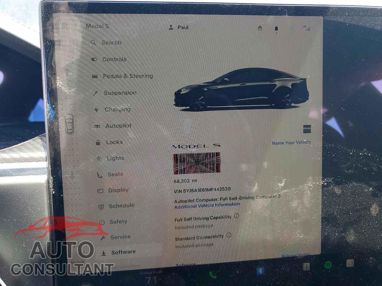 TESLA MODEL S 2021 - 5YJSA1E61MF442530